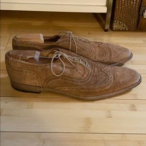 Paul Smith suede wingtips.